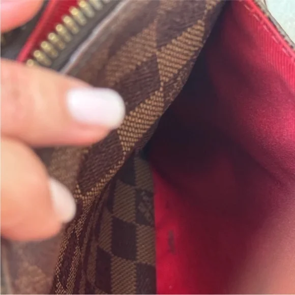 Louis Vuitton South Bank Damier Crossbody Shoulder Bag EBENE - Picture 14 of 15